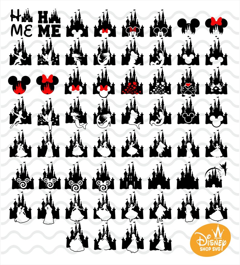 Download Art Collectibles Clip Art Disney Castle Bundle Svg Disney Svg Princess Castle Svg Disney Castle Decal Disney Castle Print Castle Cut File Castle Printable