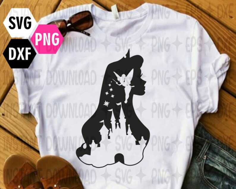 Download Disney Princess Svg Disney Princess And Castle Svg Tinkerbell Svg Disney Shirt Design Cricut Cutfiles Silhouette Cameo Cricut Svg Clip Art Art Collectibles
