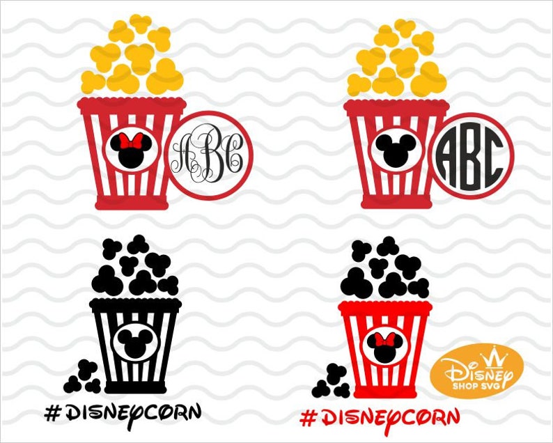 Download Disneycorn Popcorn Disney World Svg Monogram Svg Vinyl Cutting File Minnie Svg Silhouette Disney Png Dxf Cricut Digital File Clip Art Art Collectibles