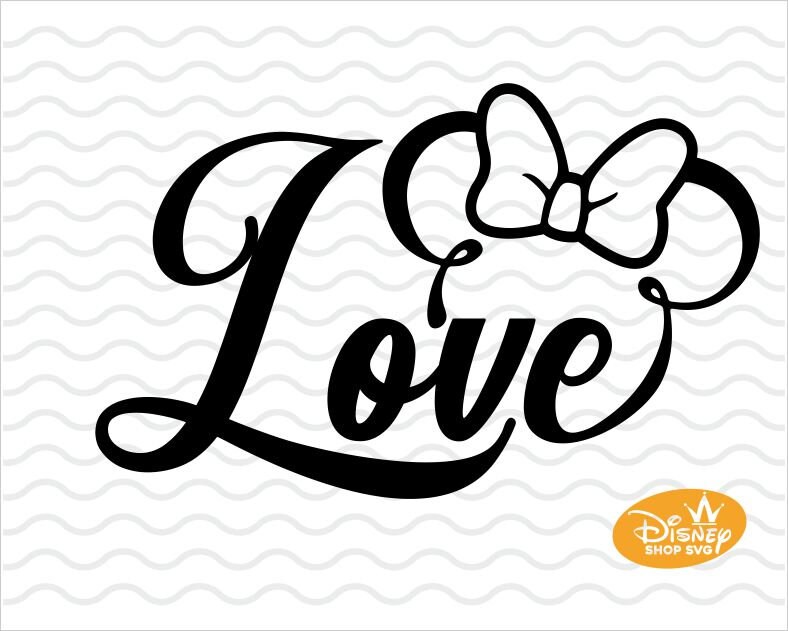 Love Disney Svg / Love Disney Dxf / Love Disney Cut / Love - Etsy UK