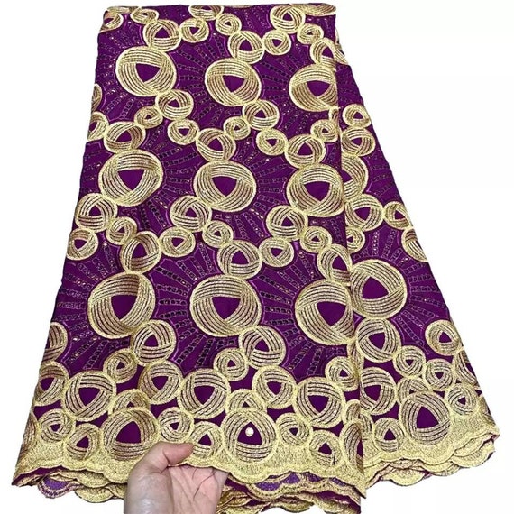 【WOOHWA】LACE BB PATTERN SK High Quality Swiss Lace Fabric Brode Autriche Cotton Dubai