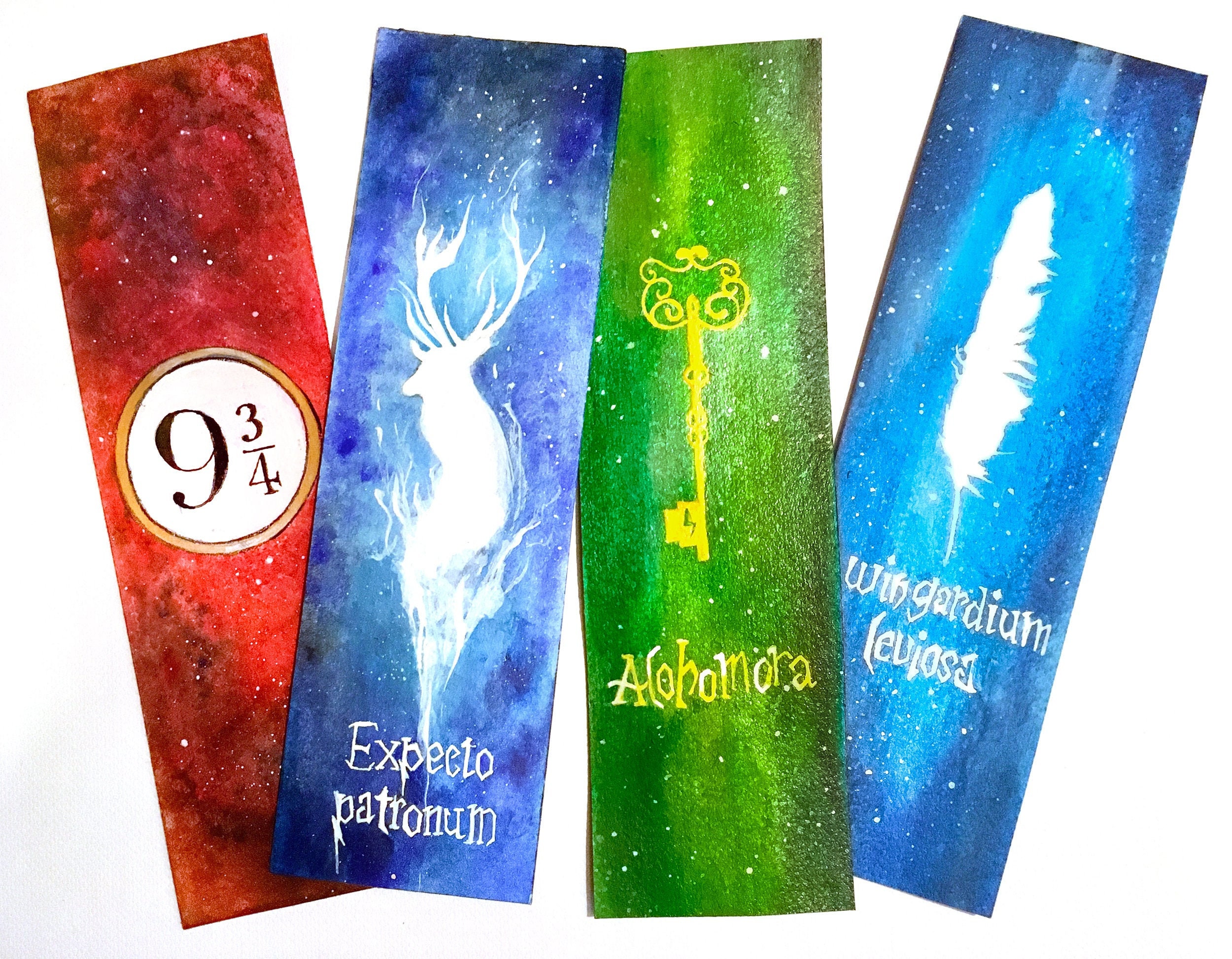 Lazy Crafts Handmade Painted Harry Potter Bookmark