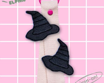 Witches Hat Broadway Inspired Embroidery Iron On Patch For Clothes Bags Backpacks