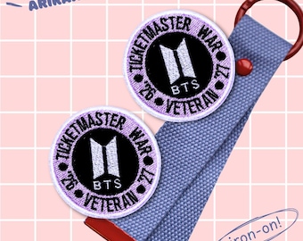 Iron-On Patch – Fan Army Veteran Badge | K-Pop Inspired Patch | Iron-on Patch for Jackets & Bags