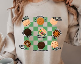 In My Cookie Dealer Era PNG SVG, Cookie Dealer Girl Scout Png Sublimation, Cookie Lover Checkered Png, Cookie Bakery Svg, Svg Cricut