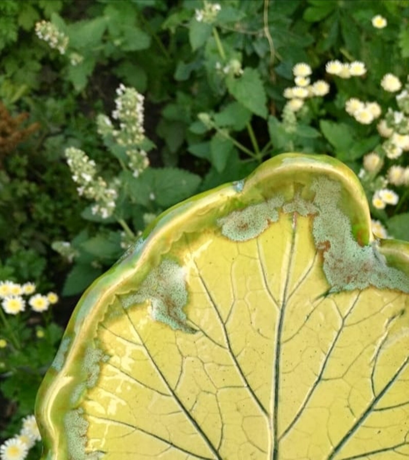 Ceramic leaves leaf plate pottery plate decor plateceramic Etsy