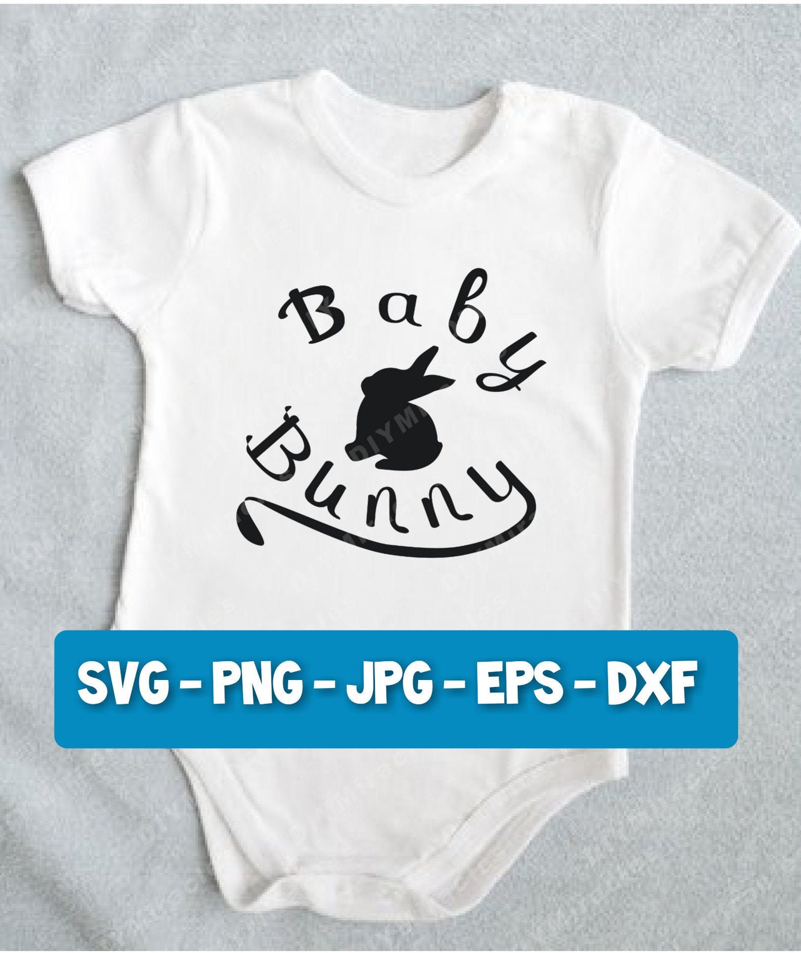 Download Baby bunny silhouette svg png Family bunny svg Easter baby ...