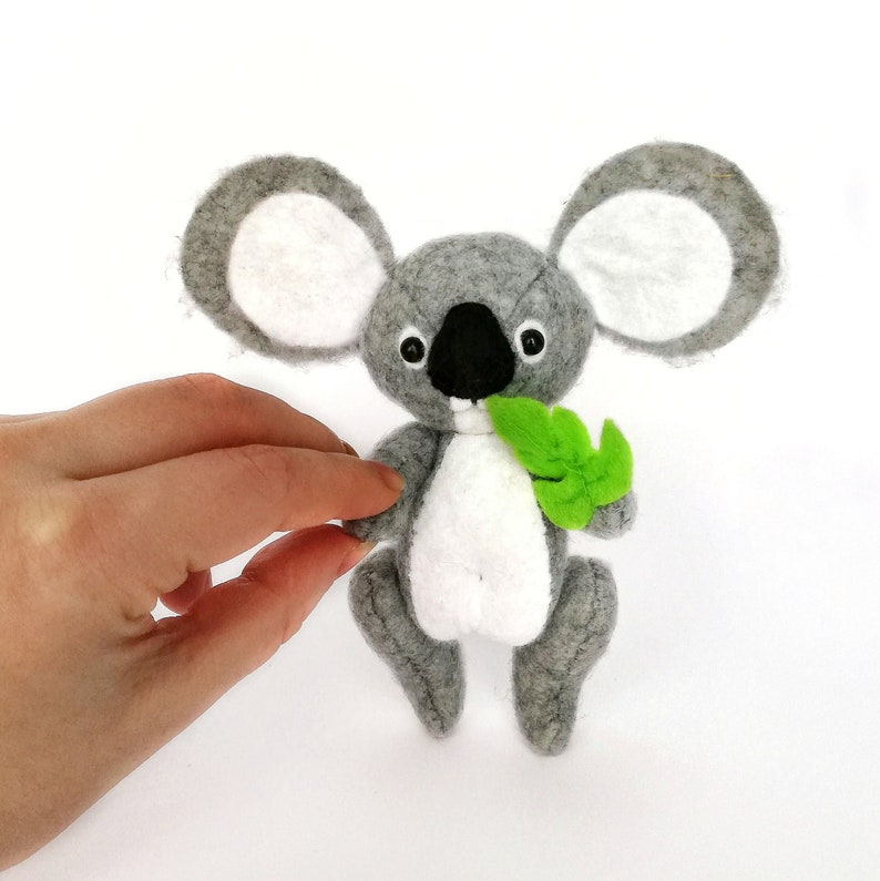 Plush sewing pattern Koala bear Stuffed animal Koala plush Etsy