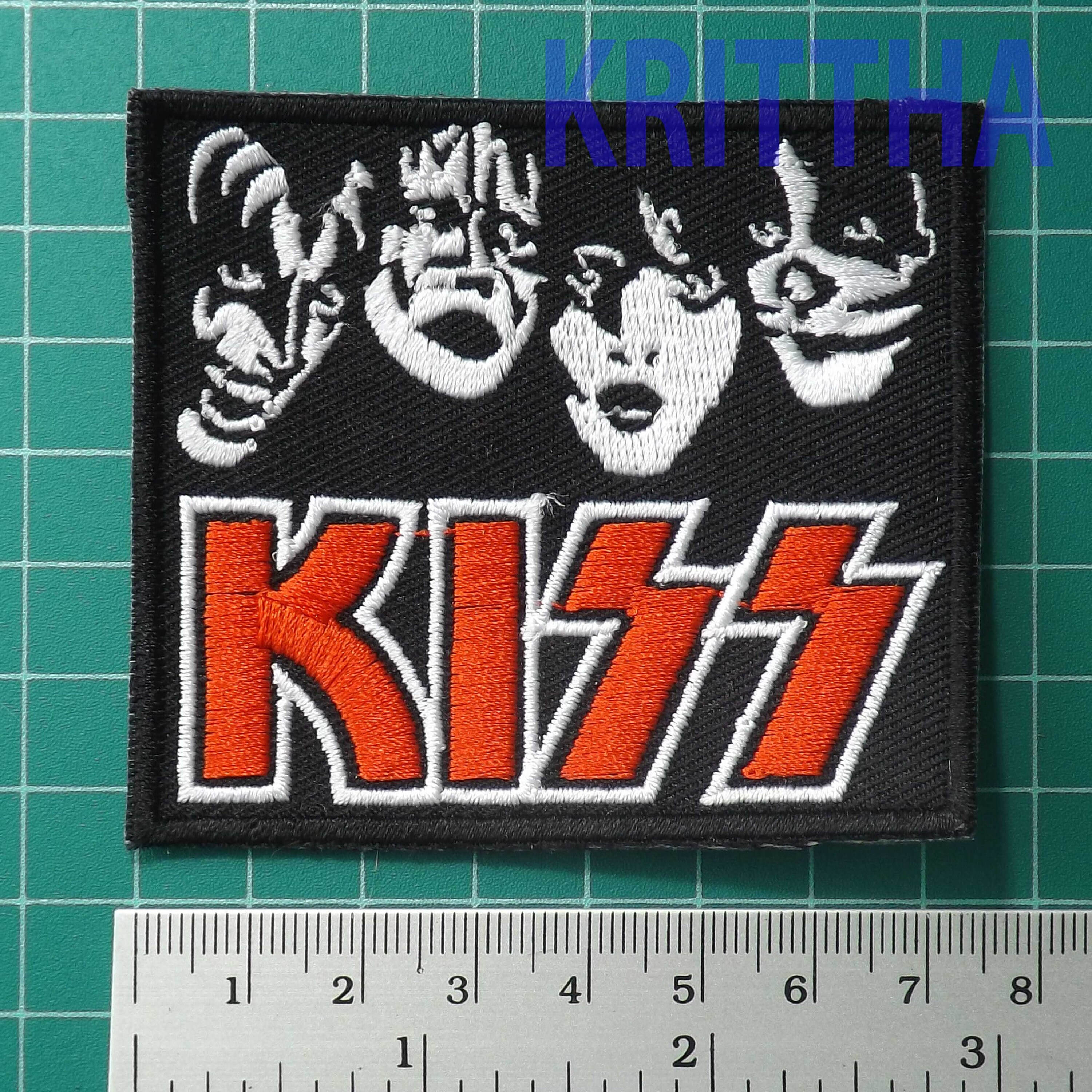 Music Memorabilia Rock & Pop NEW 3 INCH KISS THE GROUP IRON ON PATCH