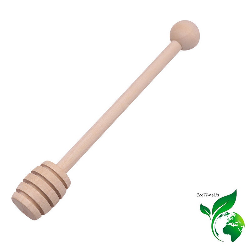 Honey Dippers 5 Pieces Natural Wood 16 Cm / 6.3 Inches Etsy
