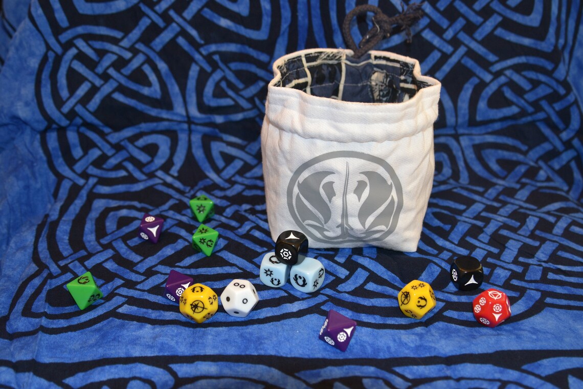 Custom Reversible Dice Bags Small Etsy