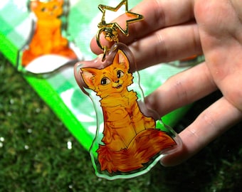 Lionblaze Warrior Cats 2.5in Double Sided Acrylic Keychain