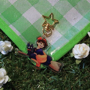 Kiki and Jiji 2.5in Double Sided Acrylic Keychain