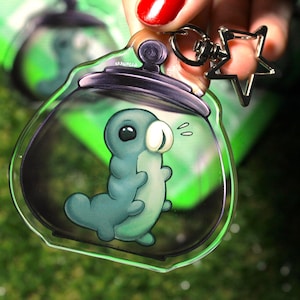 Grub! Hollow Knight 2.5in Double Sided Acrylic Keychain
