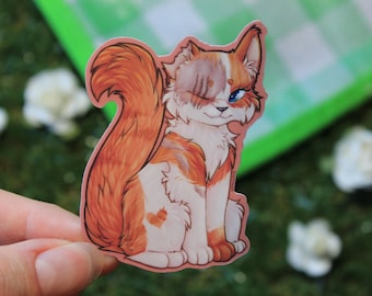 Brightheart Krieger Katzen 2,5 Zoll Matte Laminierter Vinyl-Aufkleber