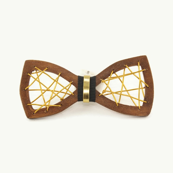 wooden bow tie etsy