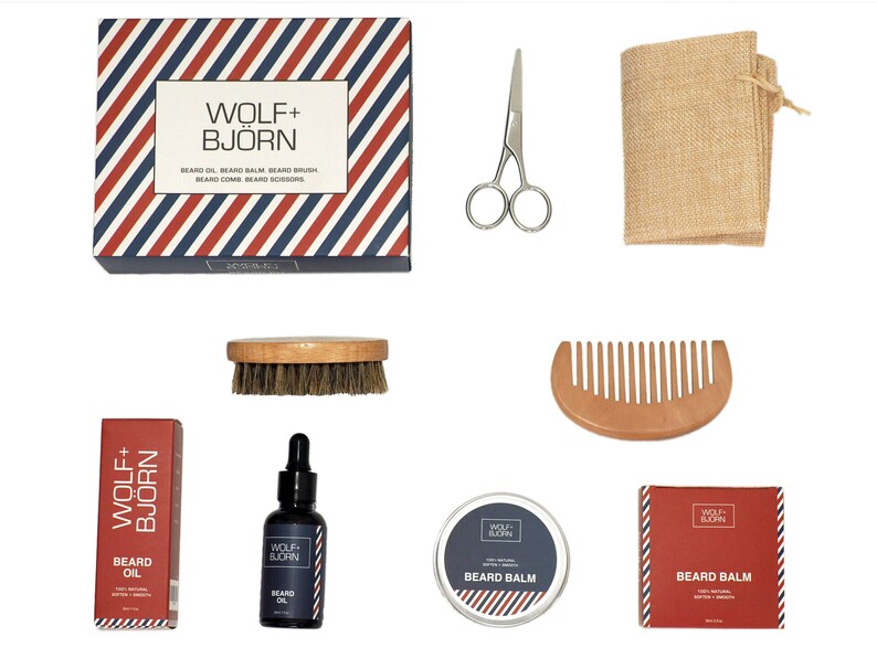 Wolf and Bjorn Beard Grooming Kit for Men