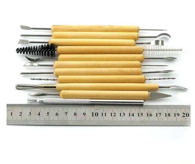 Clay Sculpting Tools, Ceramic Crafting Tools, Double Heads, Scraper, Spoon, Spatula, Chisel