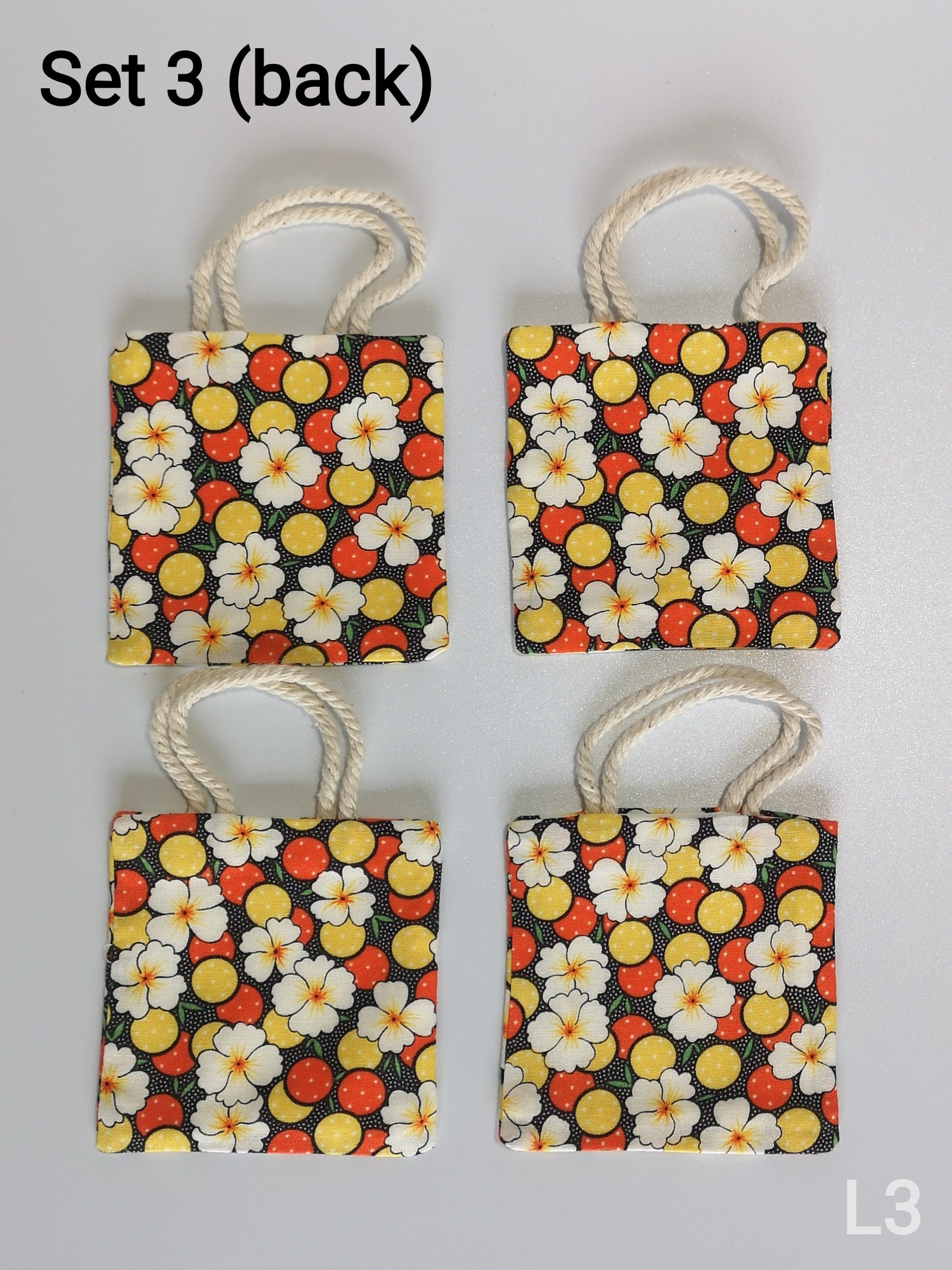 Mini Gift Bags Set of 4 Etsy UK