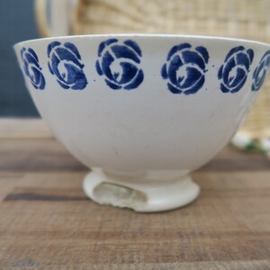 Antique French Vintage Ceramic Bowl