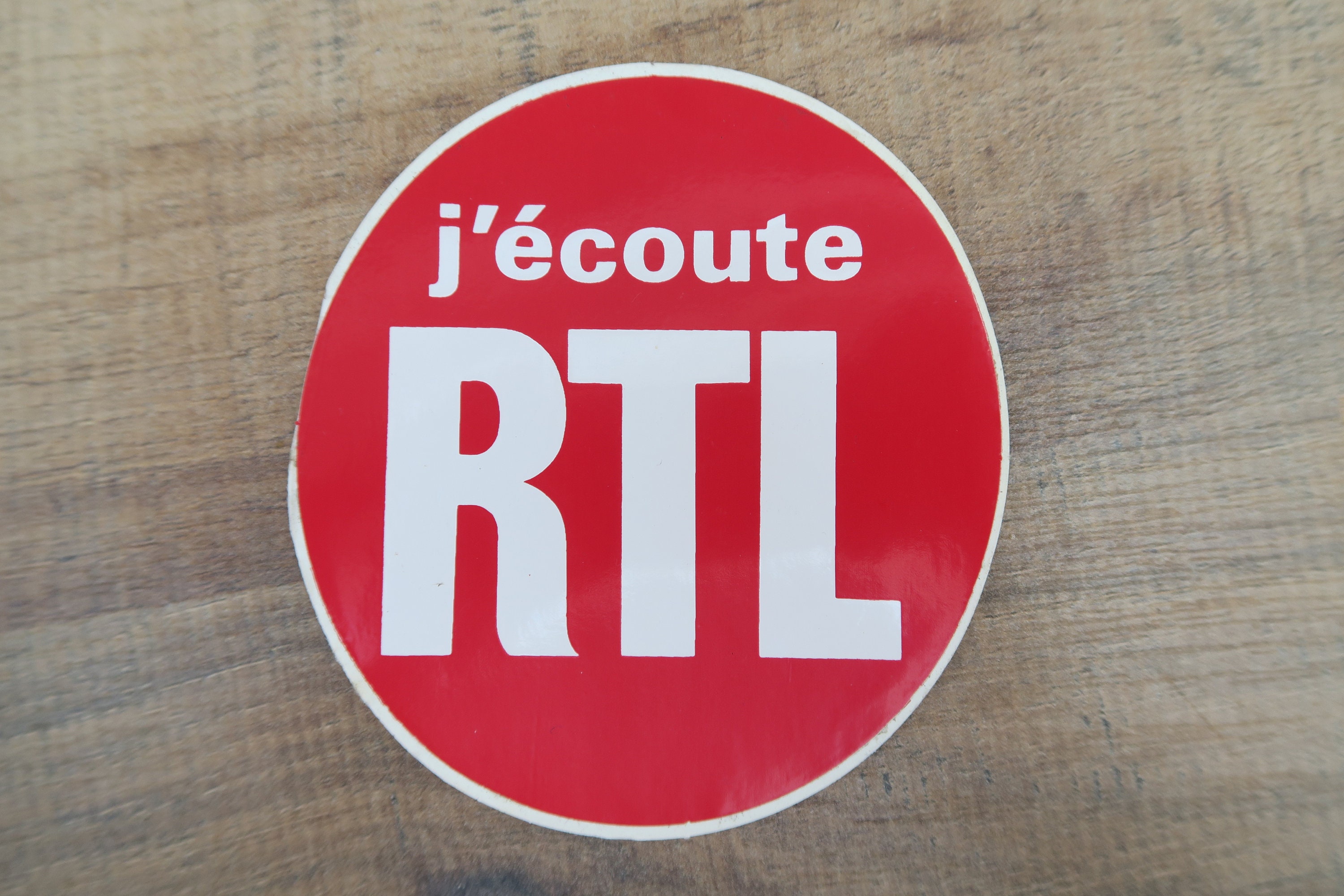 Sticker Rtl Radio Television Luxembourg Vintage Etsy