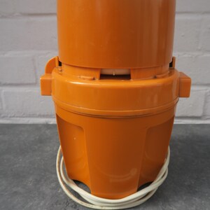 SEB Moulinex vintage orange electric chopper from the 70s – retro kitchen – works