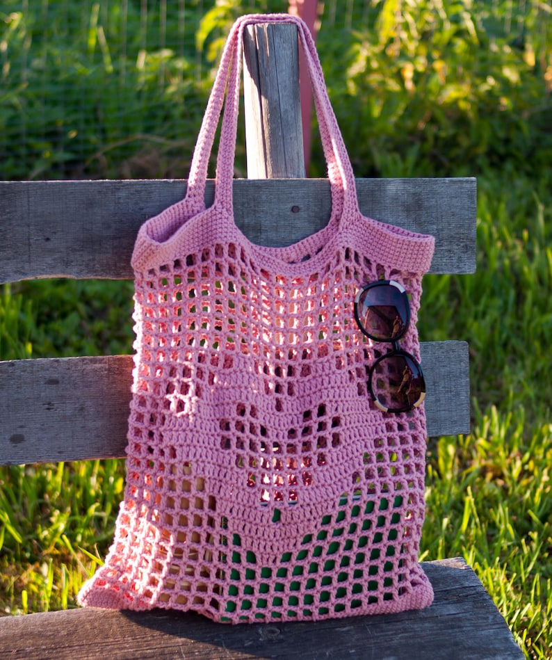 Crochet Market Bag PATTERN for Beginner How to Crochet Etsy