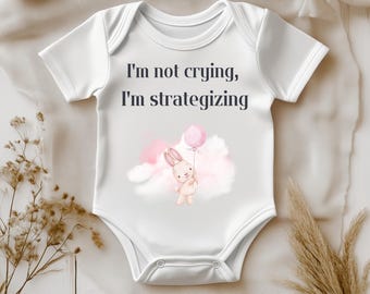Board Game Baby Bodysuit | I&#39;m not crying, I&#39;m strategizing | Cotton