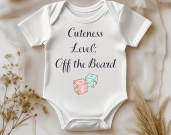 Board Game Baby Bodysuit | Cuteness Level: Off the Board | Cotton