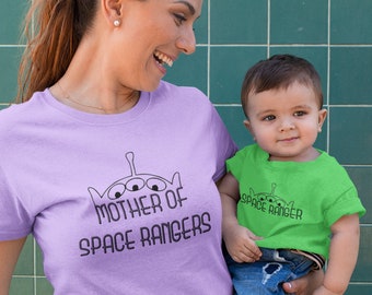 mom and son matching disney shirts