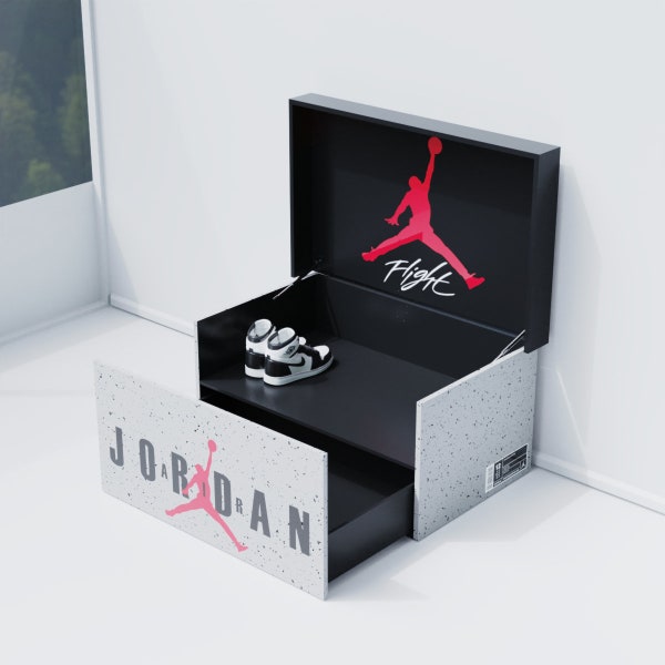 air jordan wooden shoe box