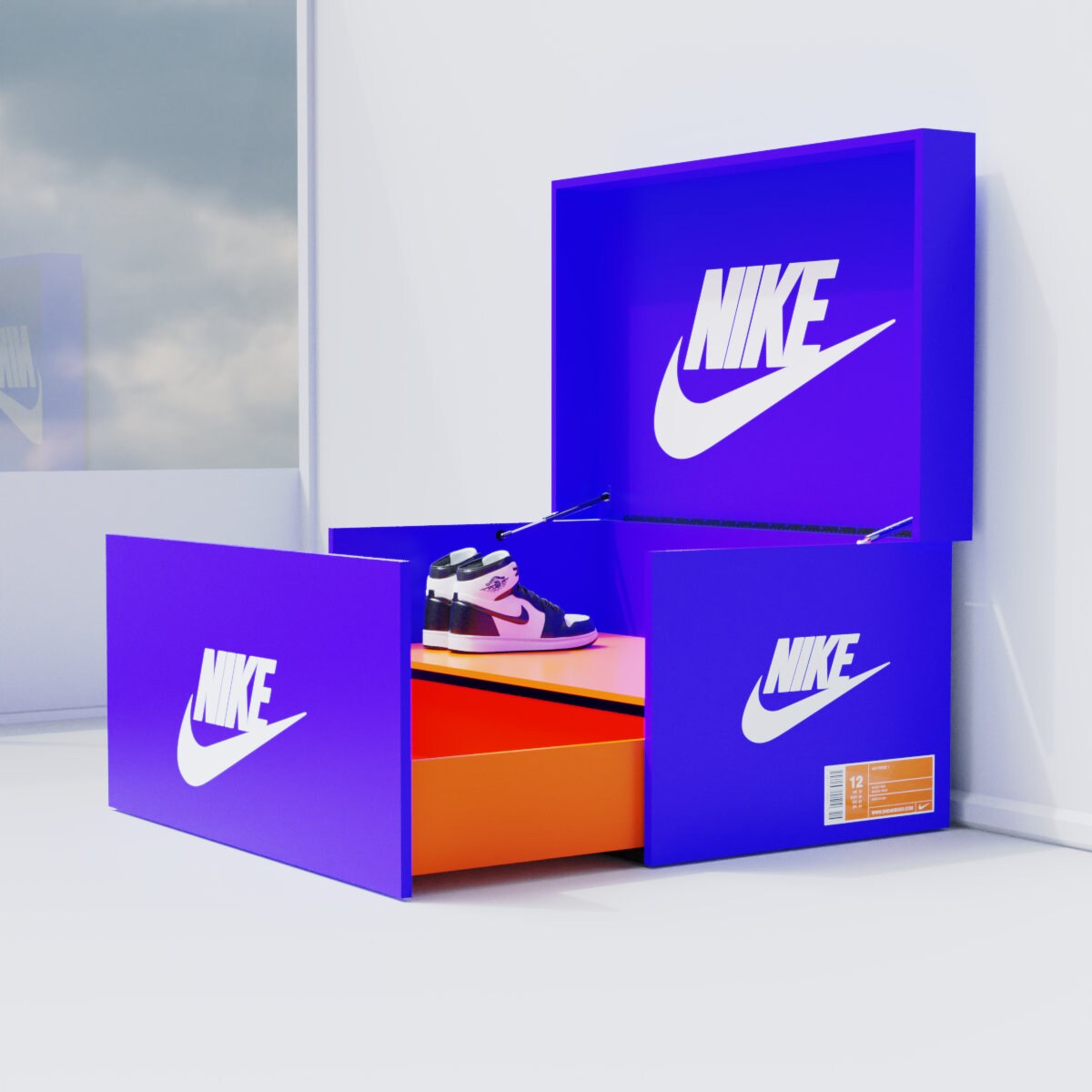 sneakers box nike