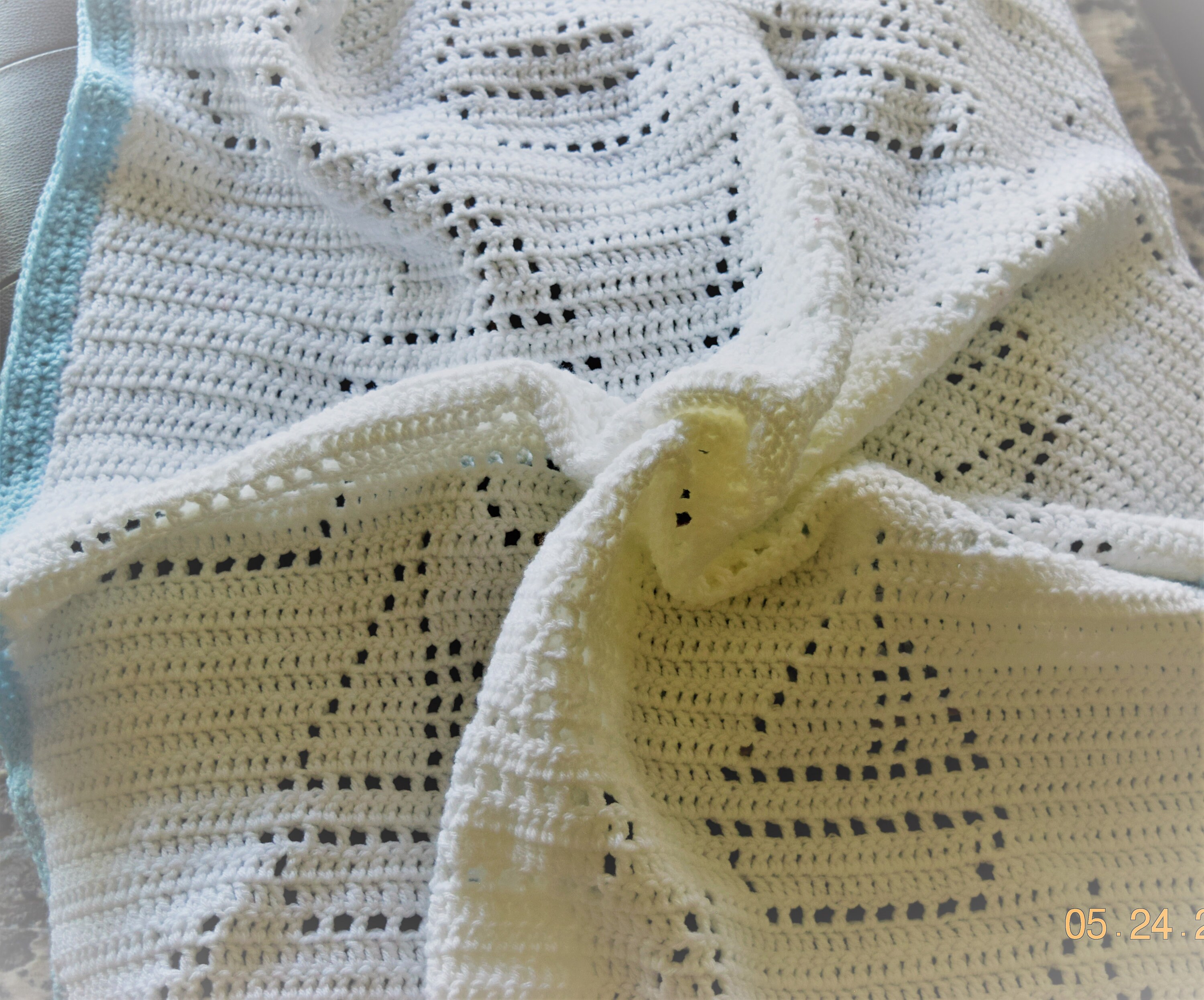 Sailboat Baby Blanket Baby Boy Crochet Blanket Christening Etsy