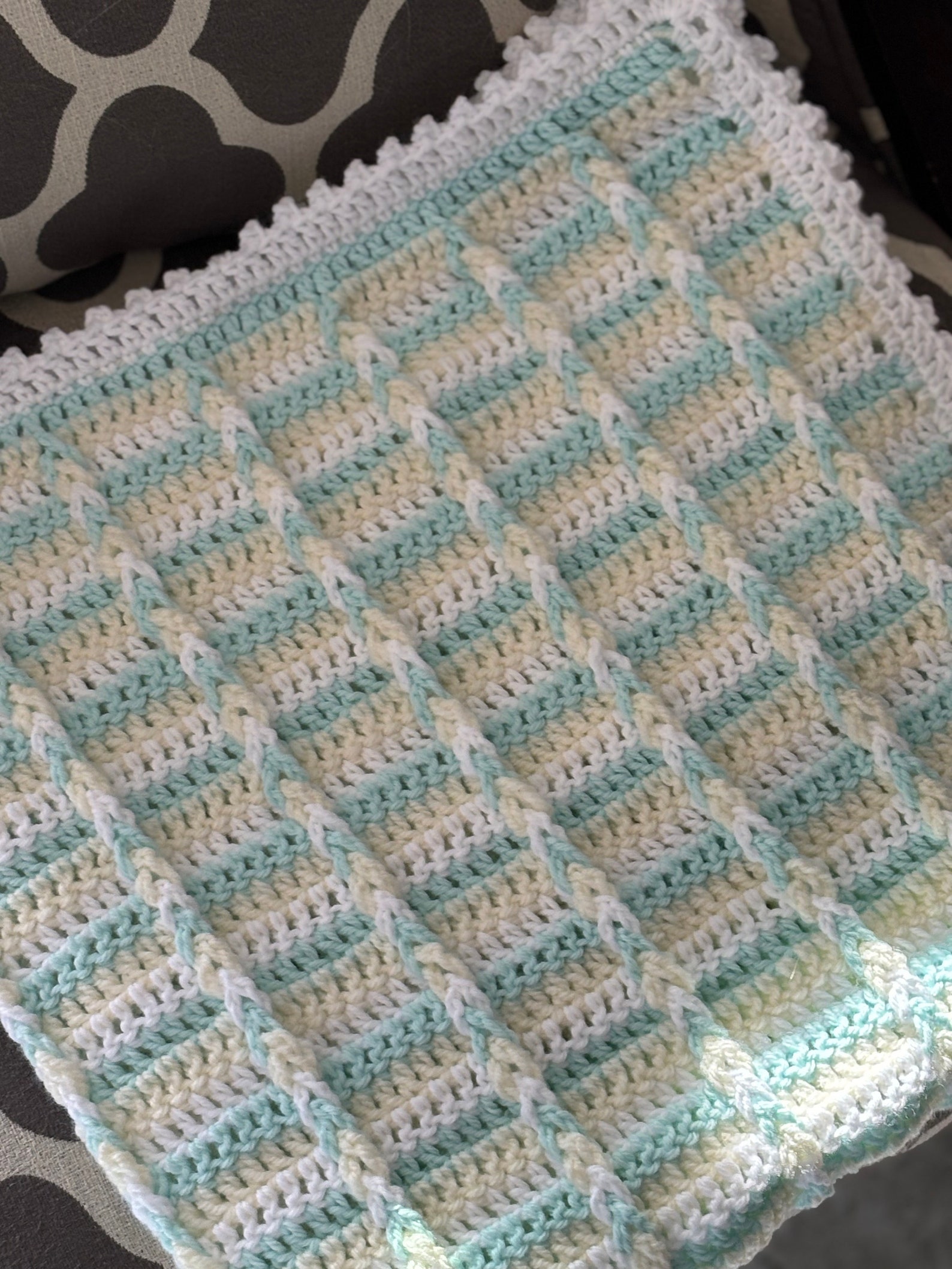 Inspire Green Baby Blanket 40