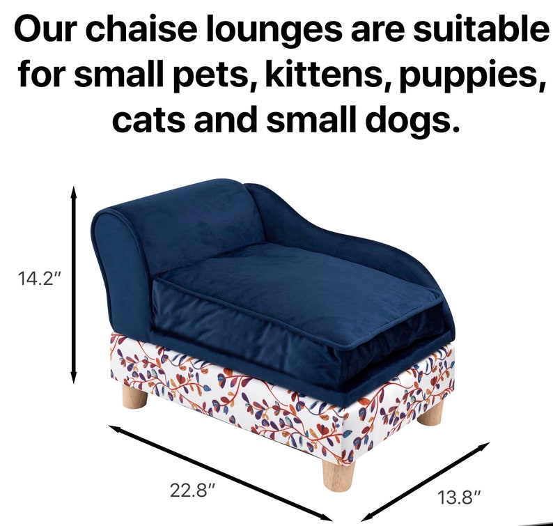 Cat Couch Bed by FELIS CASTELLO. Fancy Cute Velvet Cat Sofa Etsy