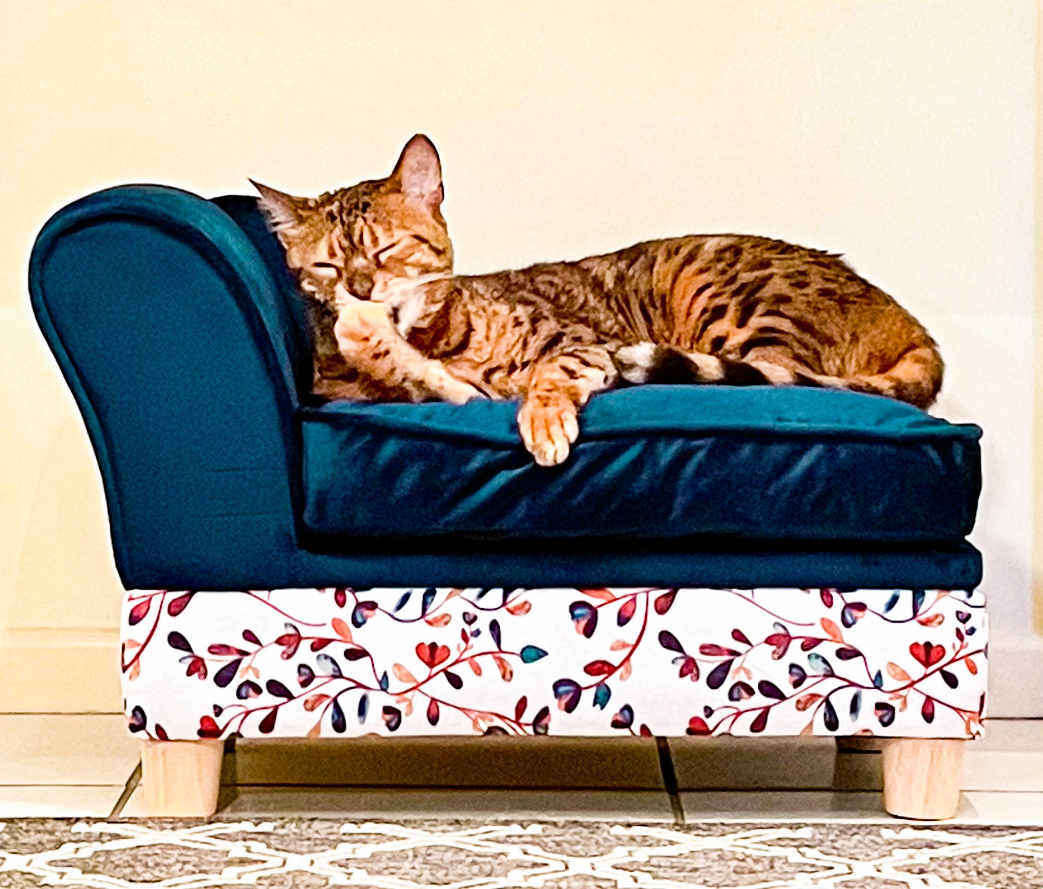 Cat Couch Bed by FELIS CASTELLO. Fancy Cute Velvet Cat Sofa Etsy