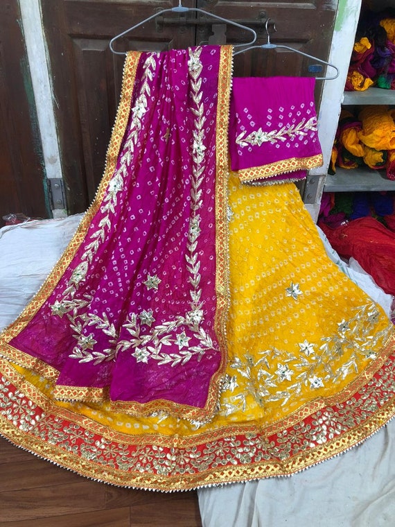gota patti work dress