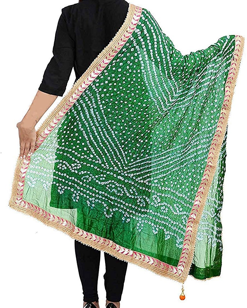 Rajasthani Women Silk Bandhani Bandhej suit lehengha Heavy Etsy