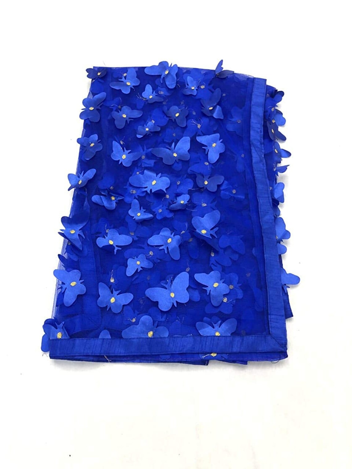 Net Dupatta Women's Butterfly Net Dupatta Embroidery Etsy