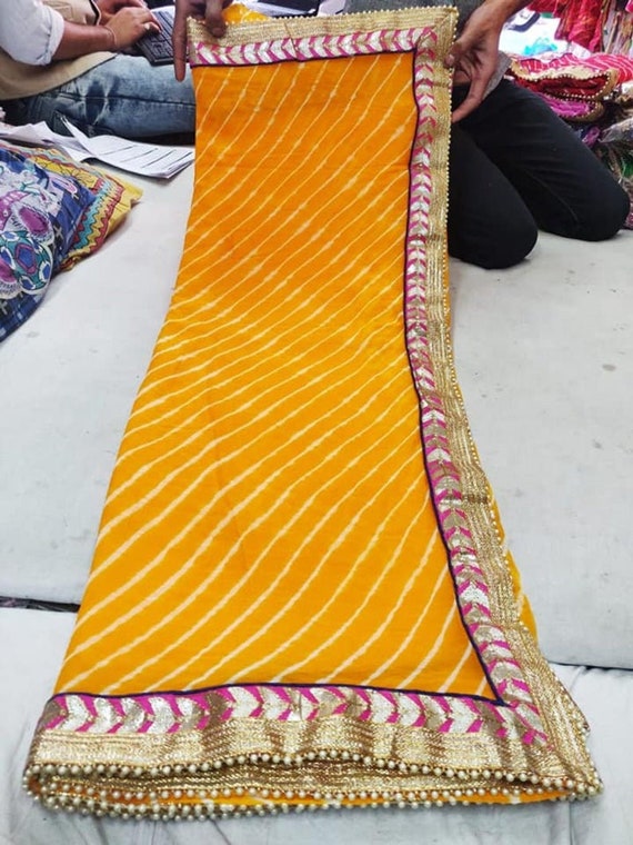 Bandhani and leheriya sarees Clearance