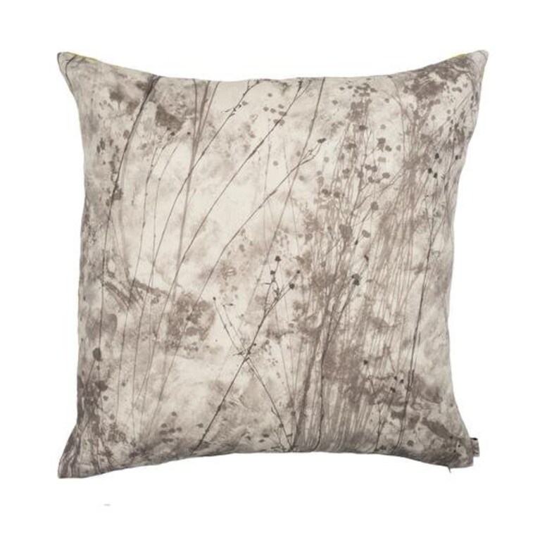 Flax Fields Stone Cushion
