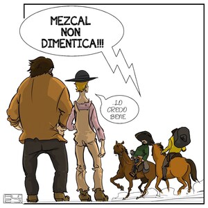 El mezcal no olvida | Ilustración