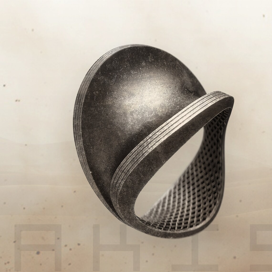 UNIQUE DUNE RingFUTURISTIC Statement RingInspired by Frank Etsy