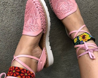 lace up mexican huaraches