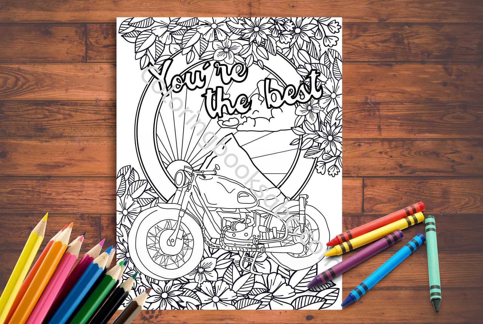 Father's Day Coloring Bundle Adult Coloring Pages Dad | Etsy