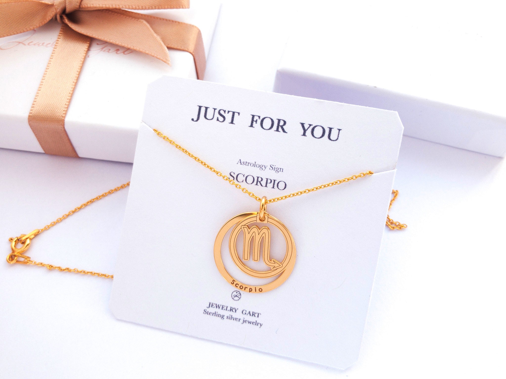 Zodiac Water Scorpio Necklace