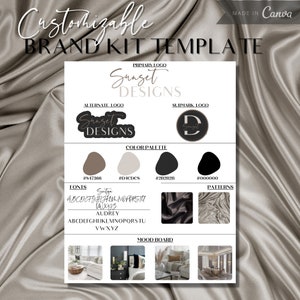 Branding kit | Canva Branding Kit Template| Brand Kit | Branding Kit Template| Premade Branding Template| Brand Board| Branding Package|