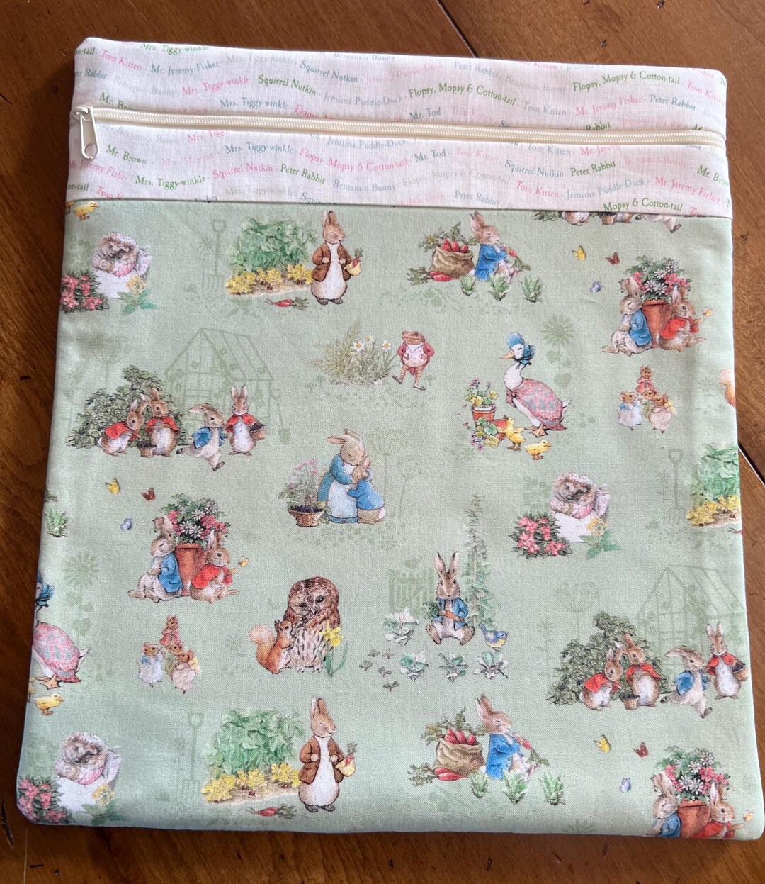 Peter Rabbit Patterned Bag Peter Rabbit and Friends Fully Lined Project Bag - Etsy