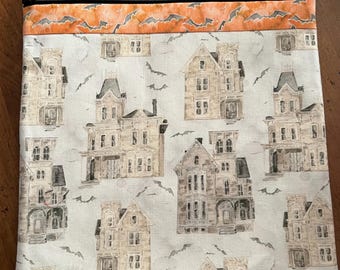 Castle Dracula  Lined Cross Stitch Project Bag