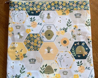 Home for the Queen Lined Cross Stitch Project Bag